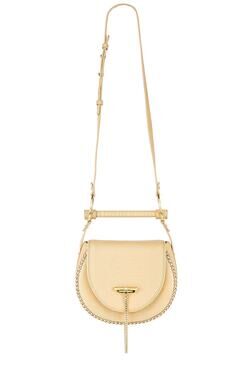 Sancia Textured Almond Lizard Babylon Fob Crossbody Bag